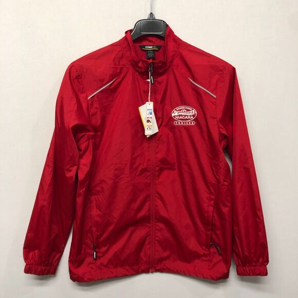 NWT Hornblower Niagara Cruises Adult Windbreaker Hacket Size Small Red B311 -10 - Picture 16 of 16